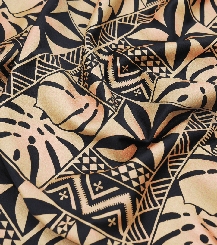 STRETCH POLYESTER PACIFIC PRINT $12.00P/M - The Fabric Shop
