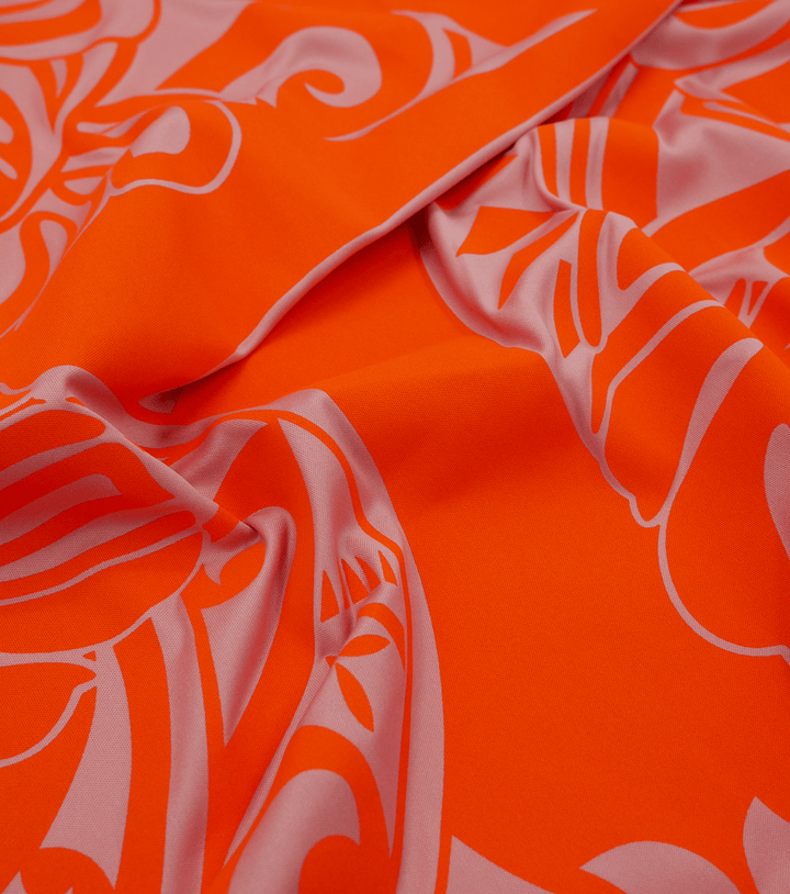 STRETCH POLYESTER PACIFIC PRINT $12.00P/M - The Fabric Shop