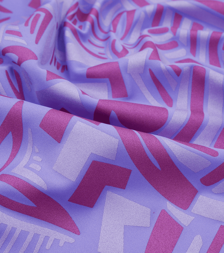 STRETCH POLYESTER PACIFIC PRINT $12.00P/M - The Fabric Shop