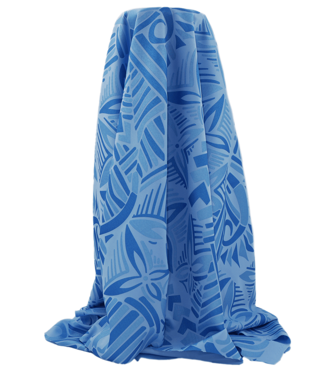 STRETCH POLYESTER PACIFIC PRINT $12.00P/M - The Fabric Shop