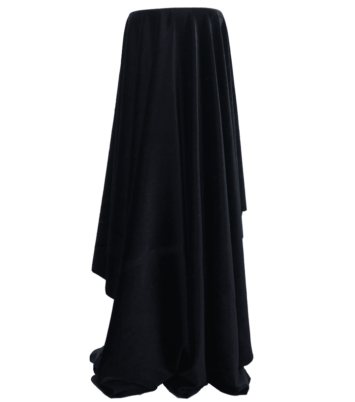 Stretch Velvet $12.00p/m - Black - The Fabric Shop