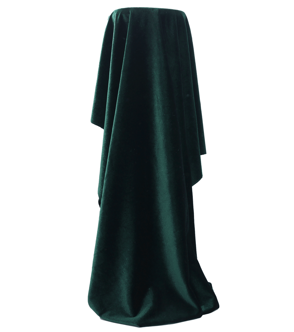Stretch Velvet $12.00p/m - Dark Emerald Green - The Fabric Shop
