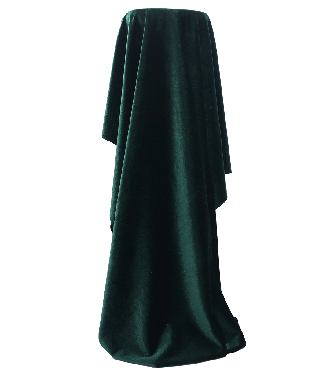 Stretch Velvet $12.00p/m - Dark Emerald Green - The Fabric Shop