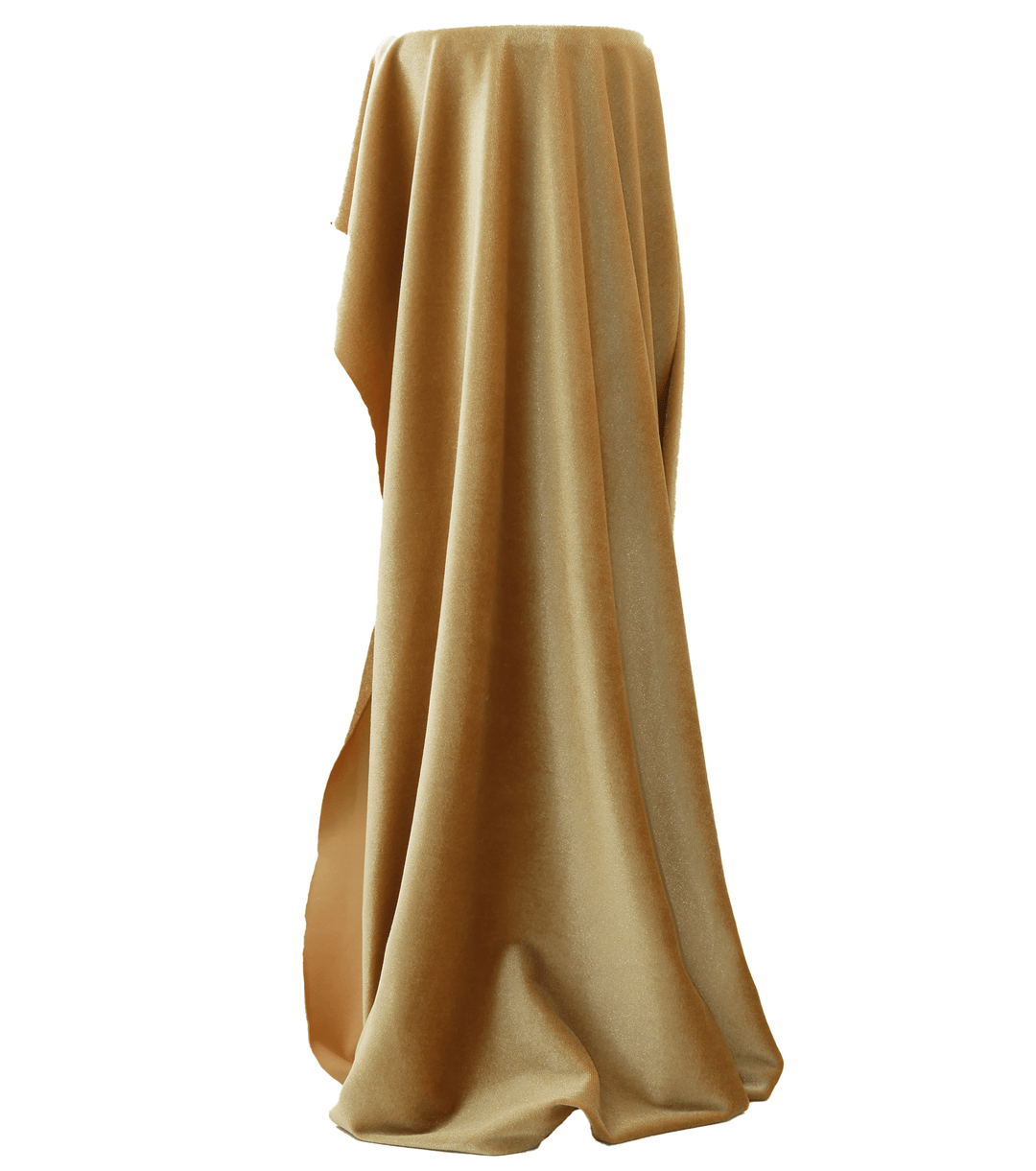 Stretch Velvet $12.00p/m - Light Gold - The Fabric Shop