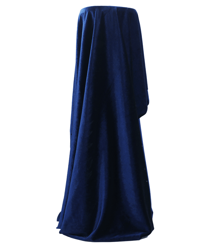Stretch Velvet $12.00p/m - Navy - The Fabric Shop