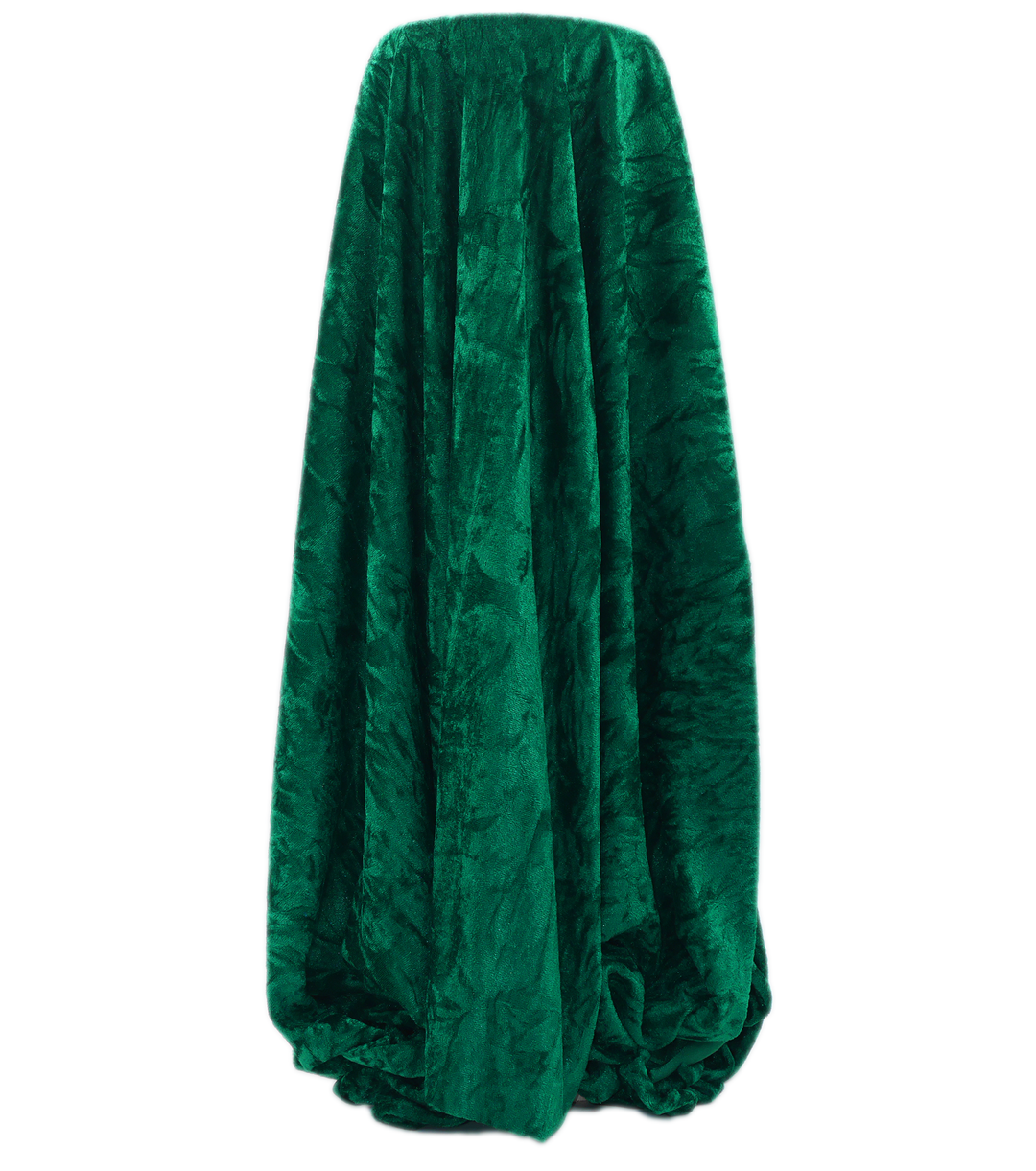 CRUSHED VELVET $8.00P/M - Emerald Green