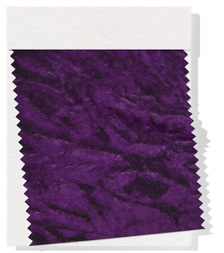 CRUSHED VELVET $8.00P/M - Amethyst