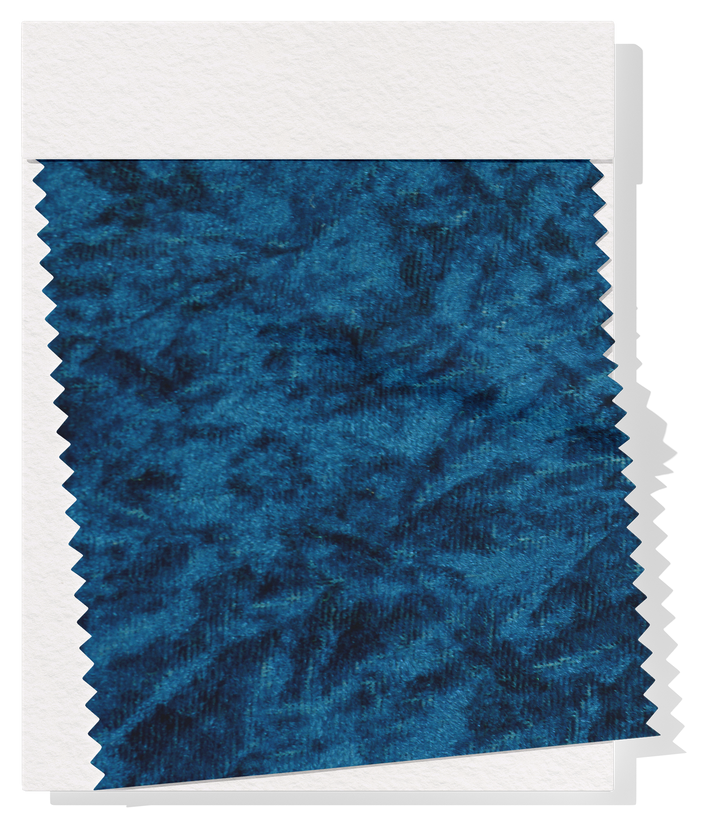 CRUSHED VELVET $8.00P/M - Deep Teal
