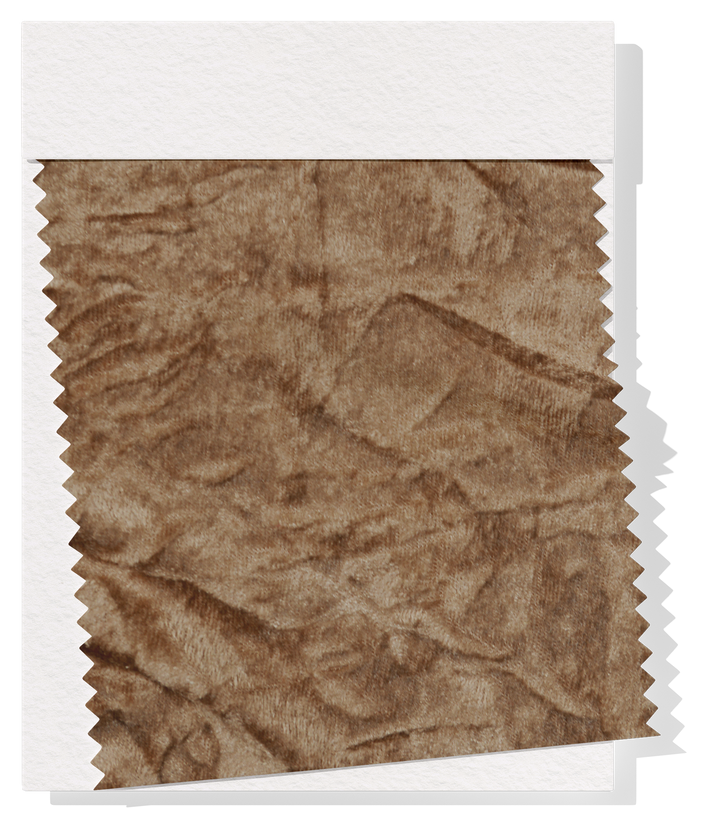 CRUSHED VELVET $8.00P/M - Mink