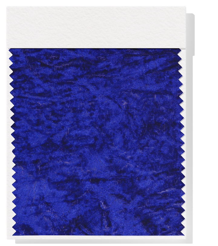 CRUSHED VELVET $8.00P/M - Royal Blue