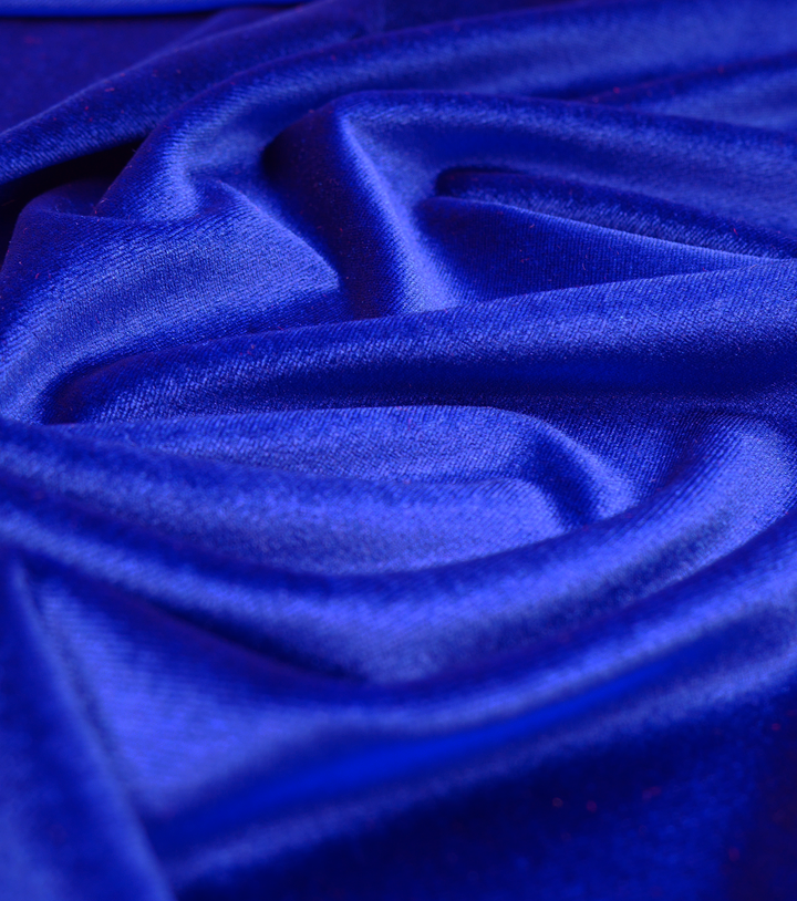 Stretch Velvet $12.00p/m - Royal