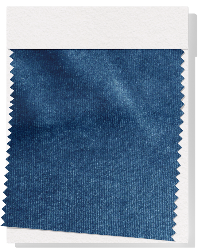 Stretch Velvet $12.00p/m - Saxe Blue