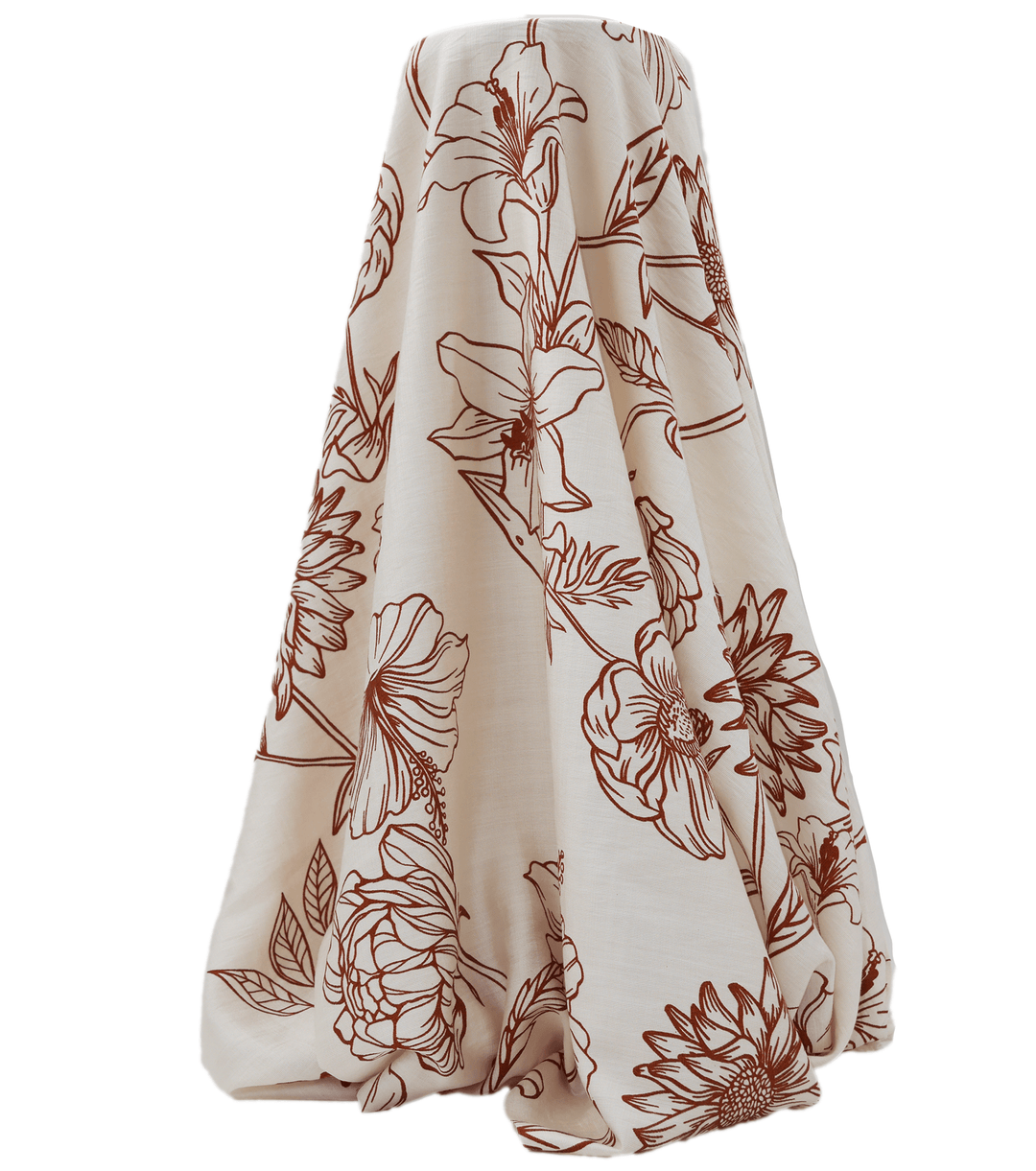 VISCOSE PRINT $16.00P/M - Clay Petal - The Fabric Shop