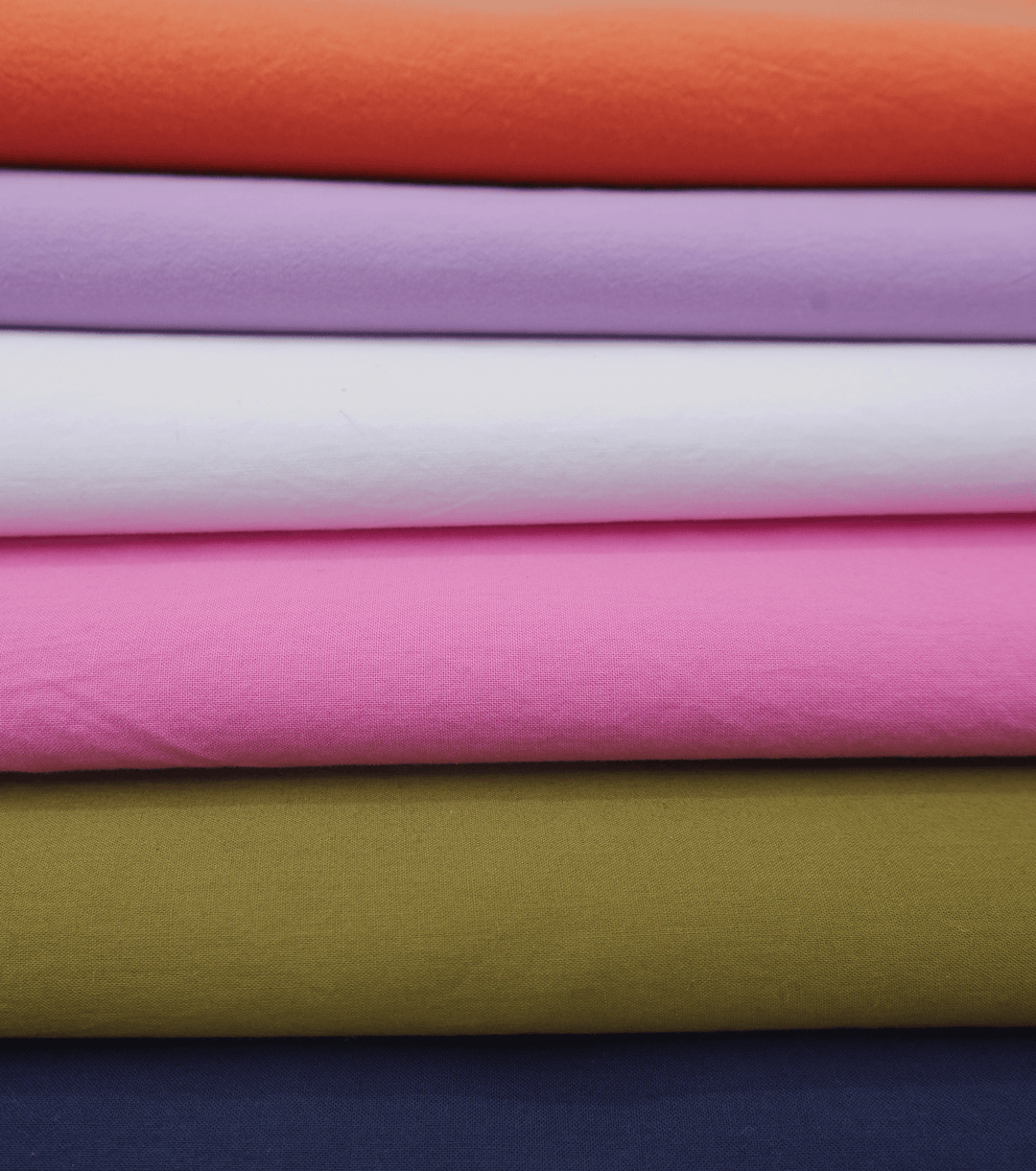 Washer Cotton $12.00p/m - Tangerine - The Fabric Shop