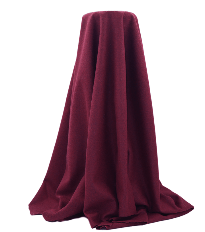 WOOL COATING $18.00P/M - Mulled Wine - The Fabric Shop