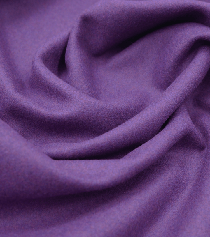 WOOL COATING $18.00P/M - PURPLE - The Fabric Shop