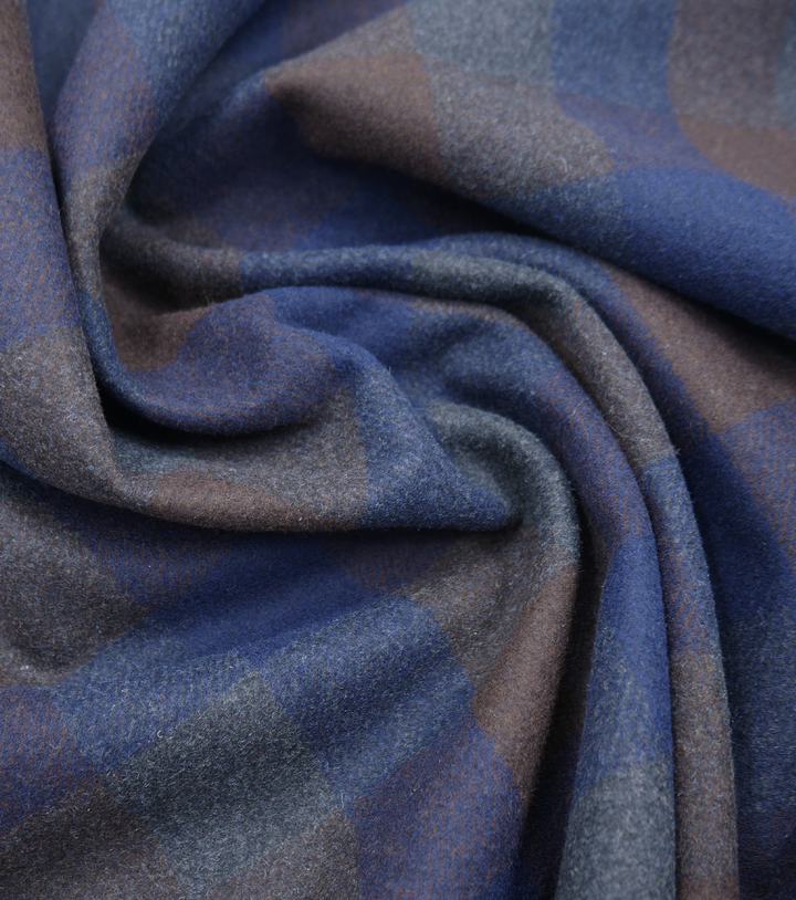 CHECKED WOOL $18.00P/M - Midnight Harbour