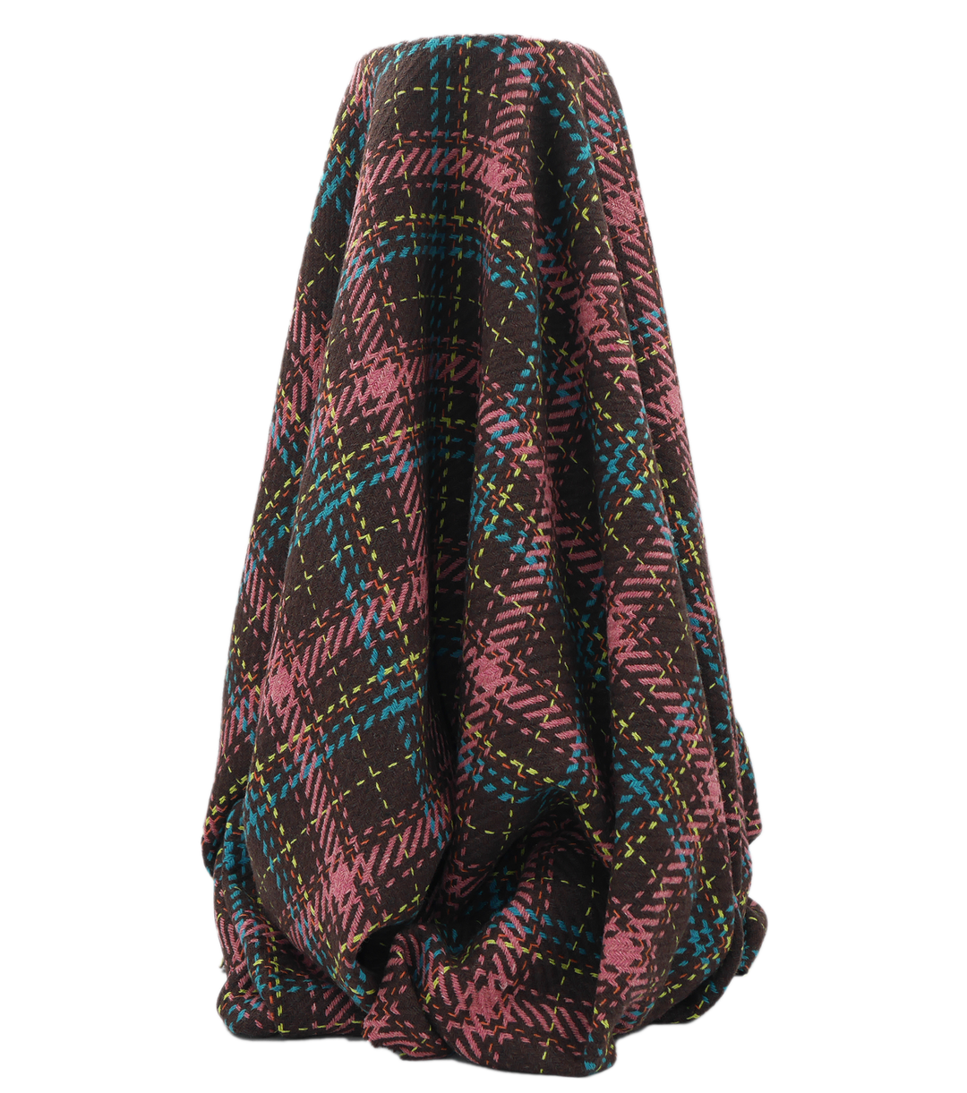CHECKED WOOL $18.00P/M -  Autumn Carnival Check