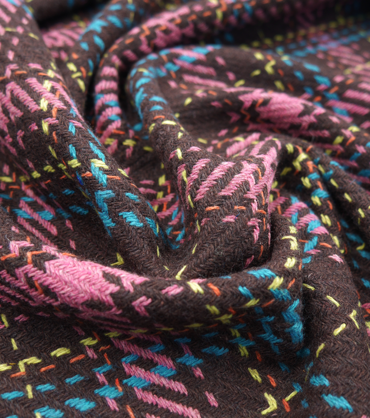 CHECKED WOOL $18.00P/M -  Autumn Carnival Check