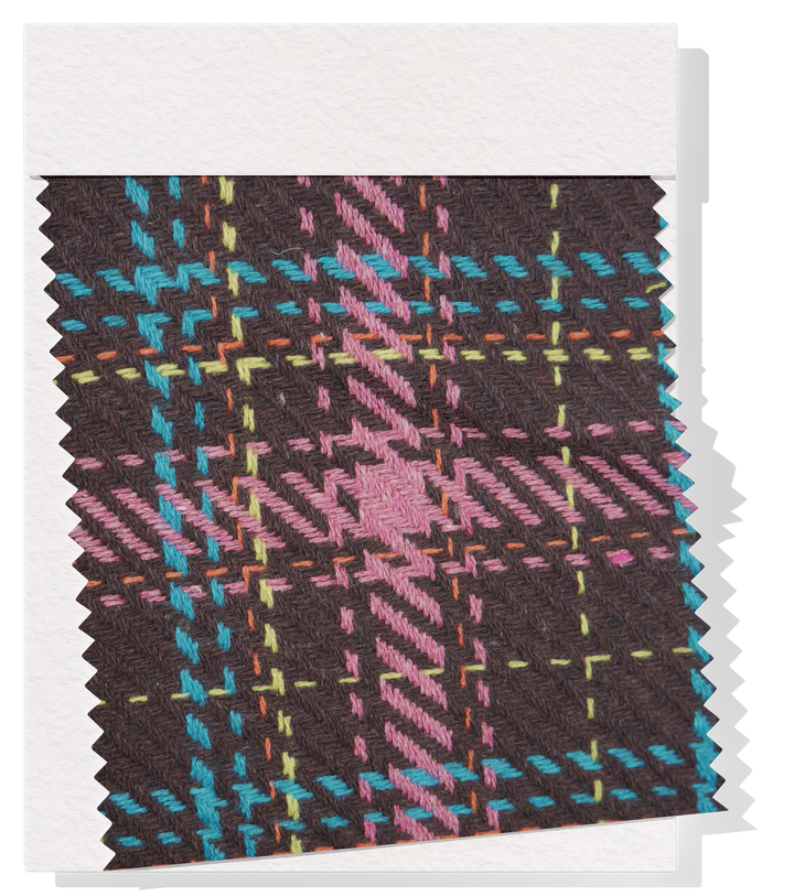 CHECKED WOOL $18.00P/M -  Autumn Carnival Check