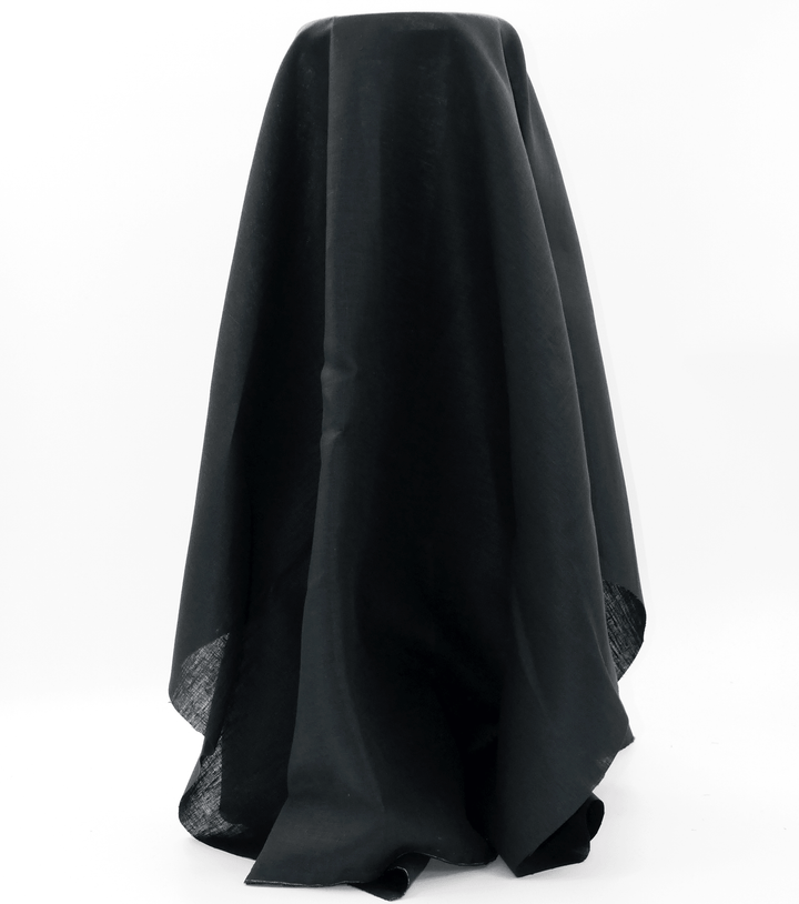 100% Linen $28.00p/m - Black - The Fabric Shop