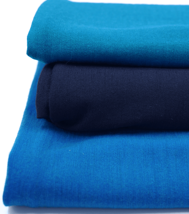 100% Merino $24.00p/m - Beaming Blue - The Fabric Shop
