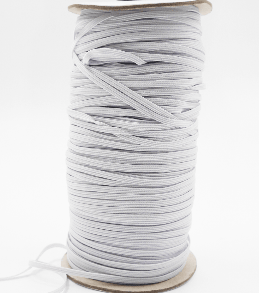 3mm White Elastic (x5 metres) - The Fabric Shop