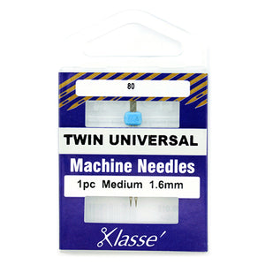 Klassé Twin Needle Medium 80 1.6mm