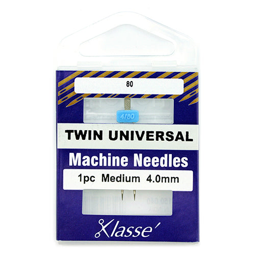 Klassé Twin Needle Medium 80 4.0mm