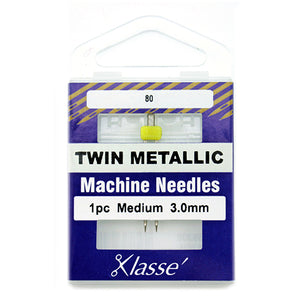Klassé Twin Needle Metallic Medium 3.0mm