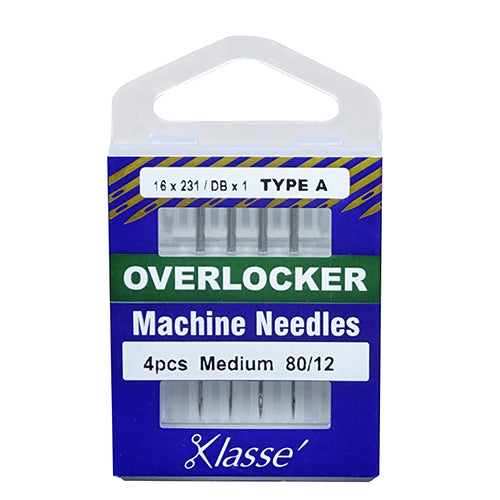 Klassé Overlocker Needles Medium 80/12 TYPE A