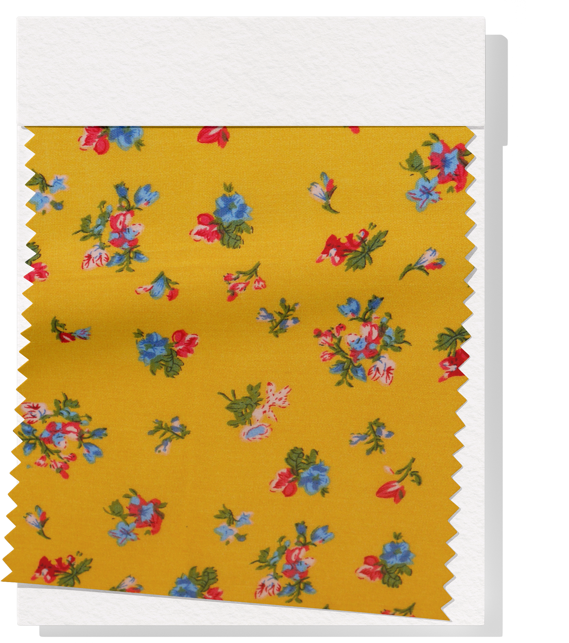 Printed Rayon $9.00p/m - Amie (Mustard Yellow)