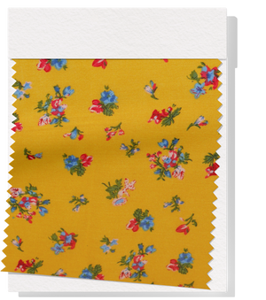 Printed Rayon $9.00p/m - Amie (Mustard Yellow)