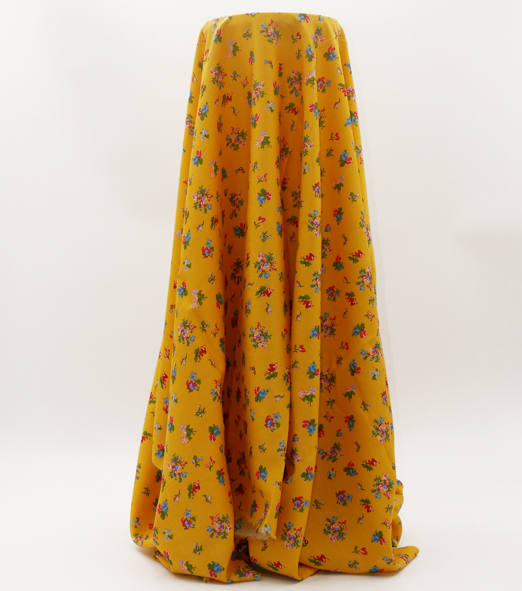Printed Rayon $9.00p/m - Amie (Mustard Yellow)