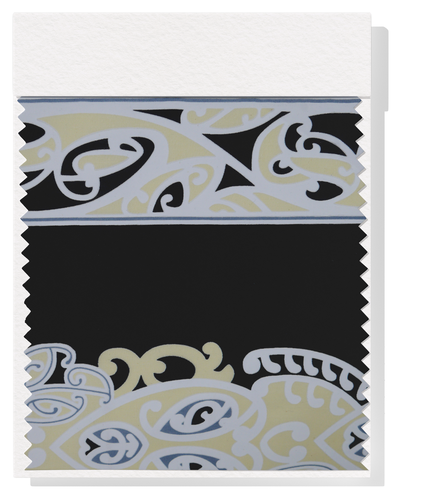Cotton Maori Koru Design $8.00p/m - Beige