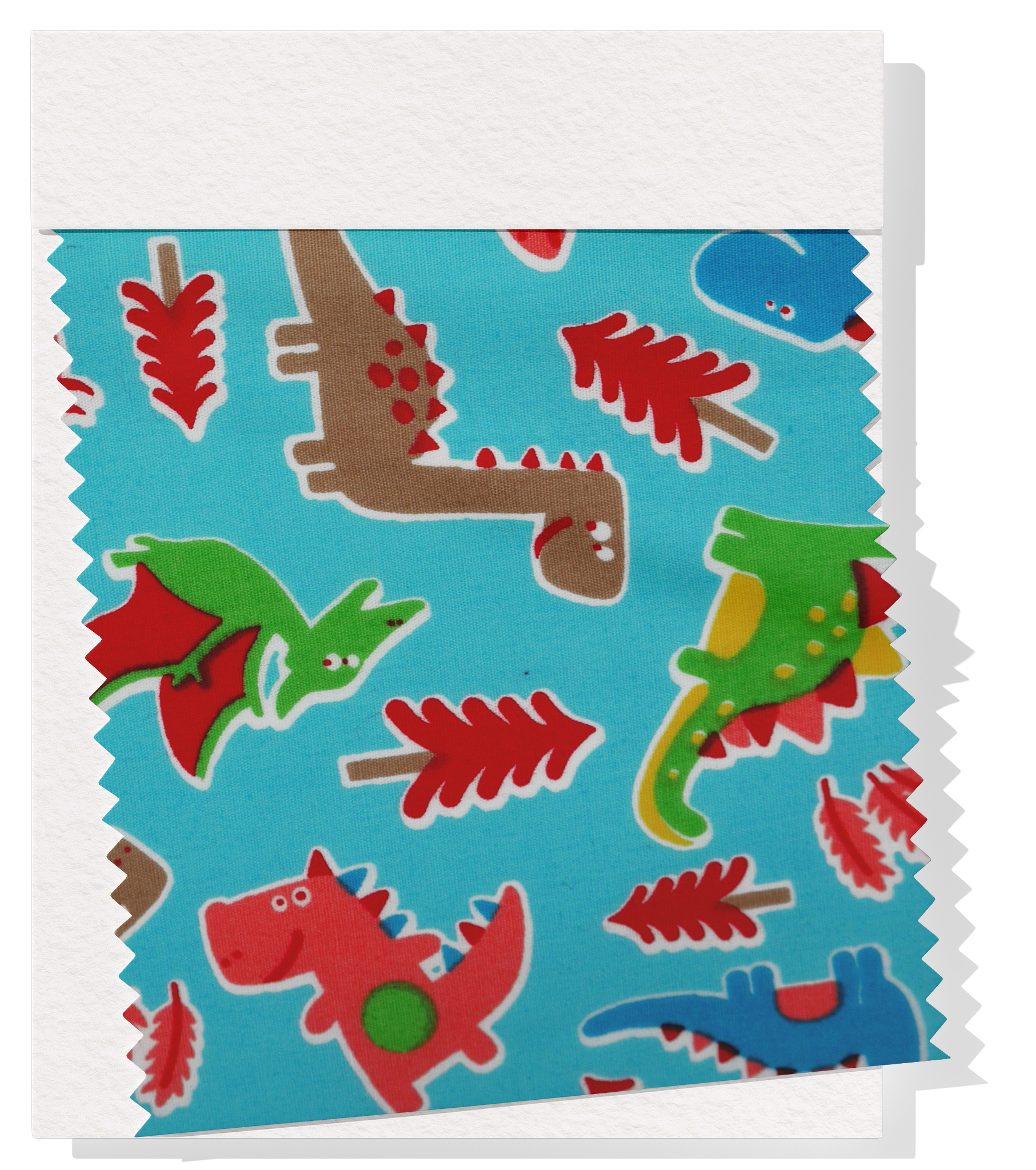 Craft Cotton $10.00p/m Dinosaurs - Light Blue