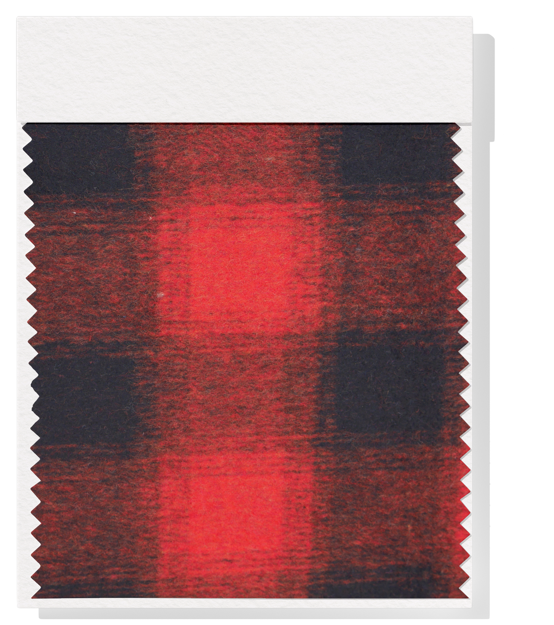 Checked Wool $18.00p/m - Black & Red  (WC7)