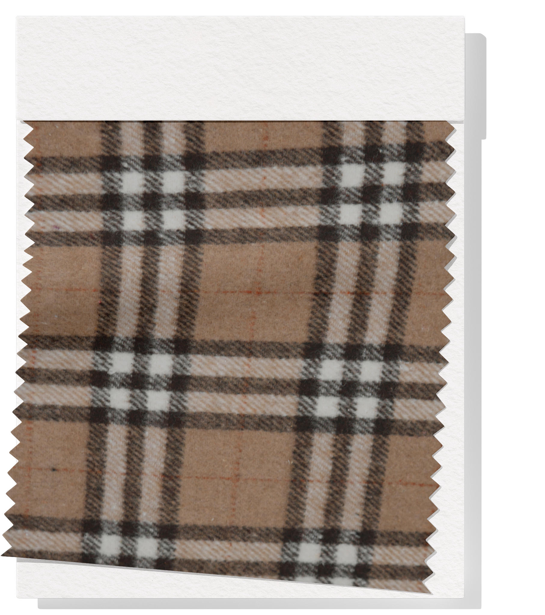 Checked Wool $18.00p/m - Beige, Black & White (WC9)