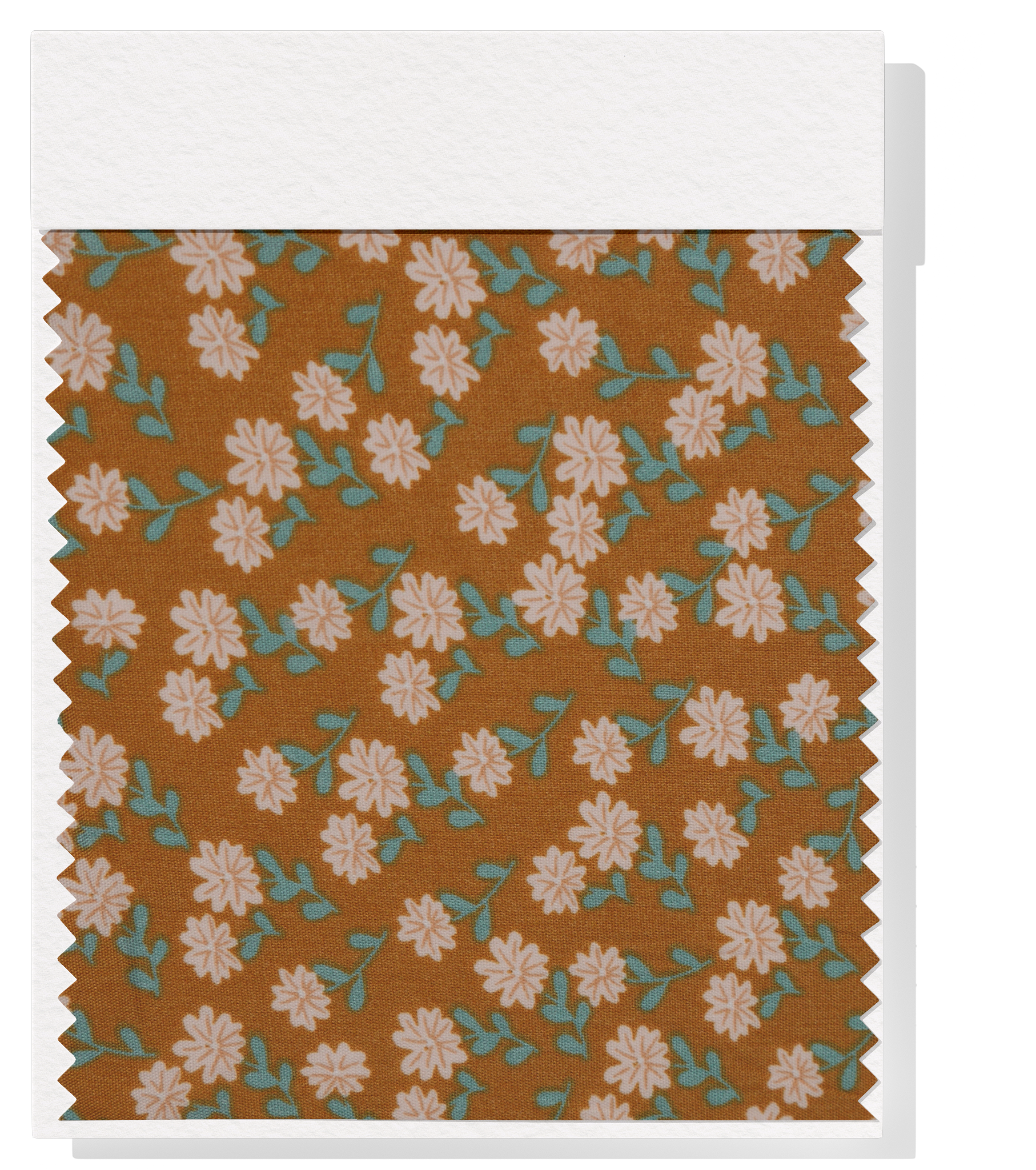 Printed Rayon $9.00p/m - Clementine (Toffee)