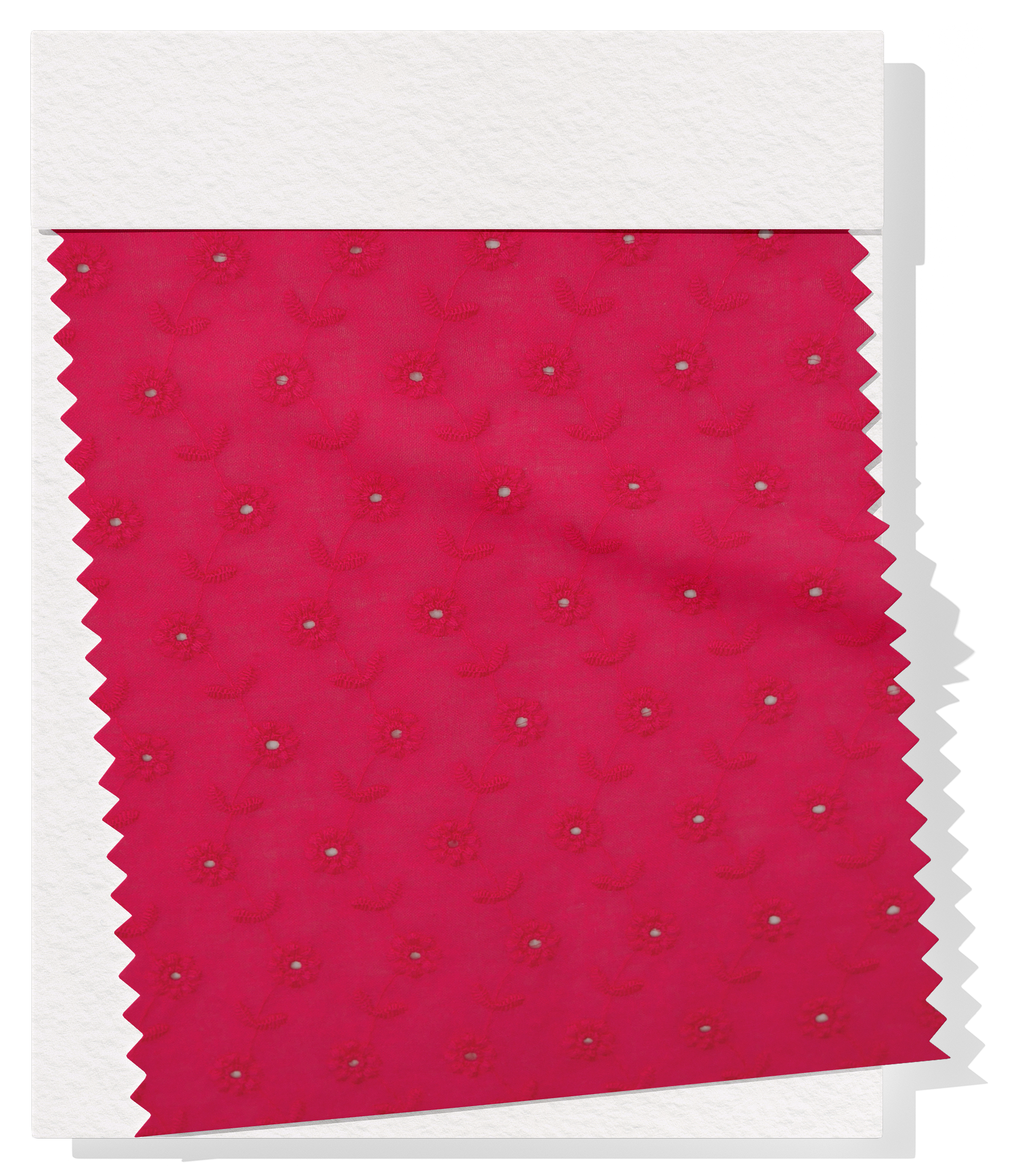 Broderie Anglaise $18.00p/m - Hot Pink