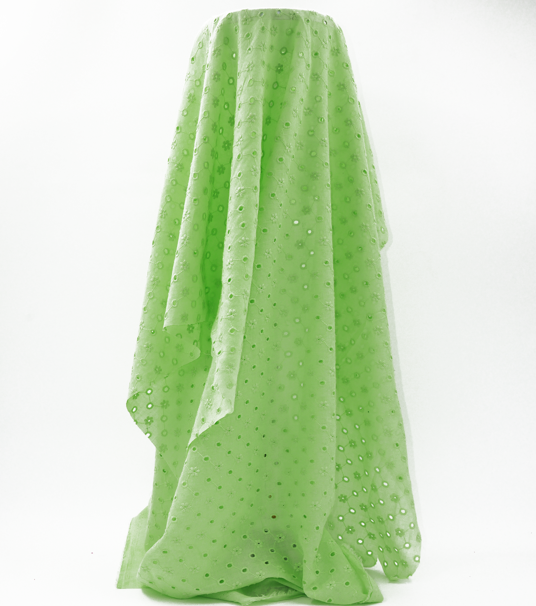Broderie Anglaise $18.00p/m - Lime