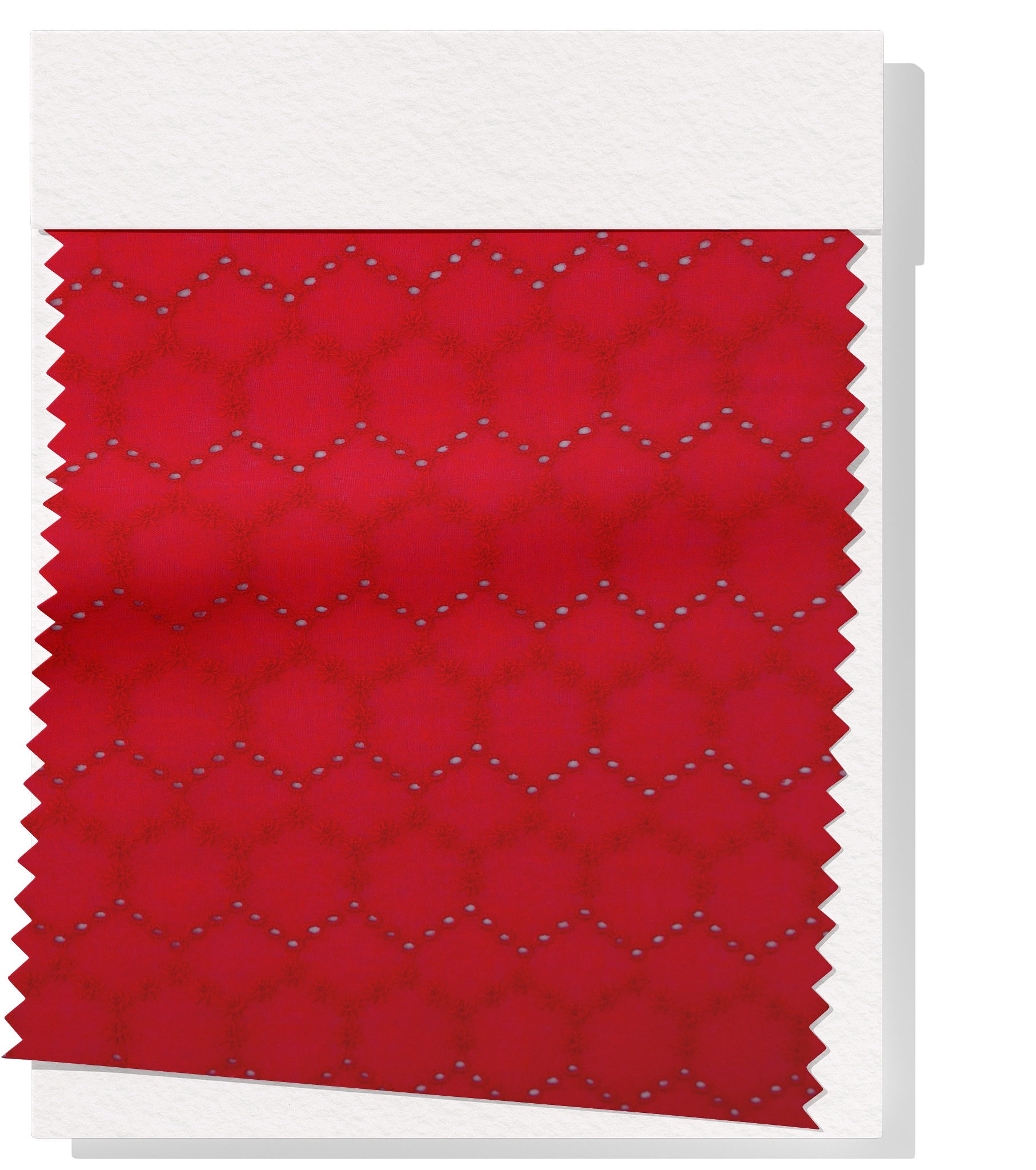 Broderie Anglaise $18.00p/m - Red