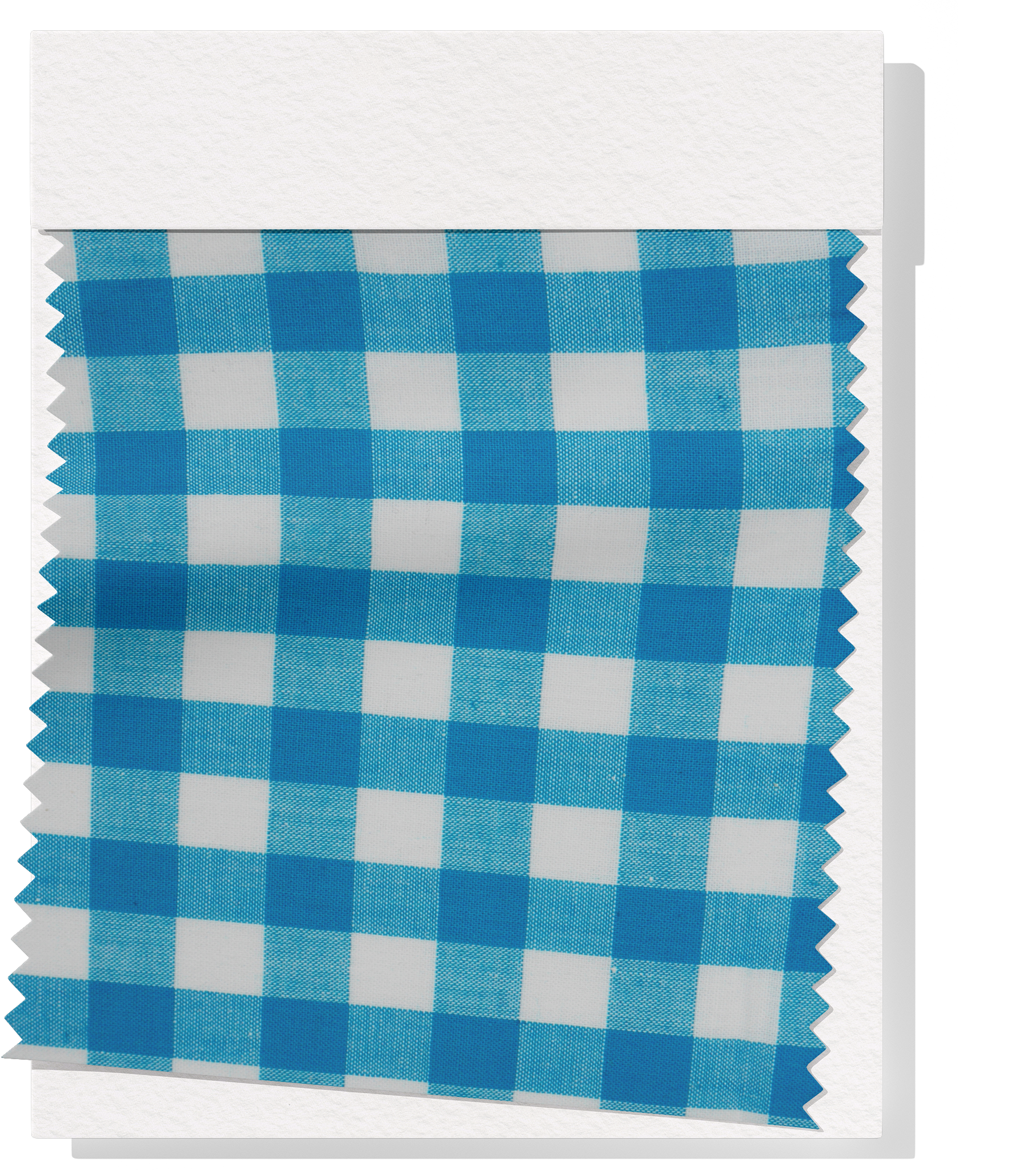 Cotton Gingham Print $14.00p/m -  Blue & White (Large)