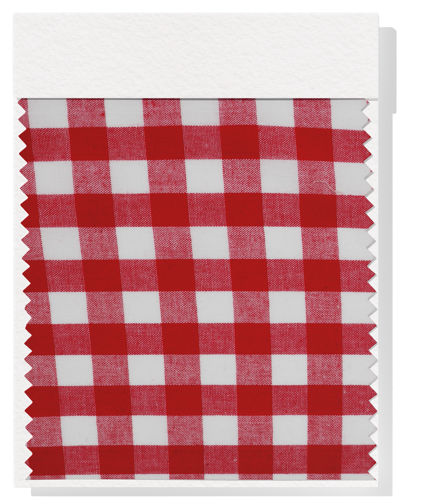 Cotton Gingham Print $14.00p/m -  Red & White (Large)
