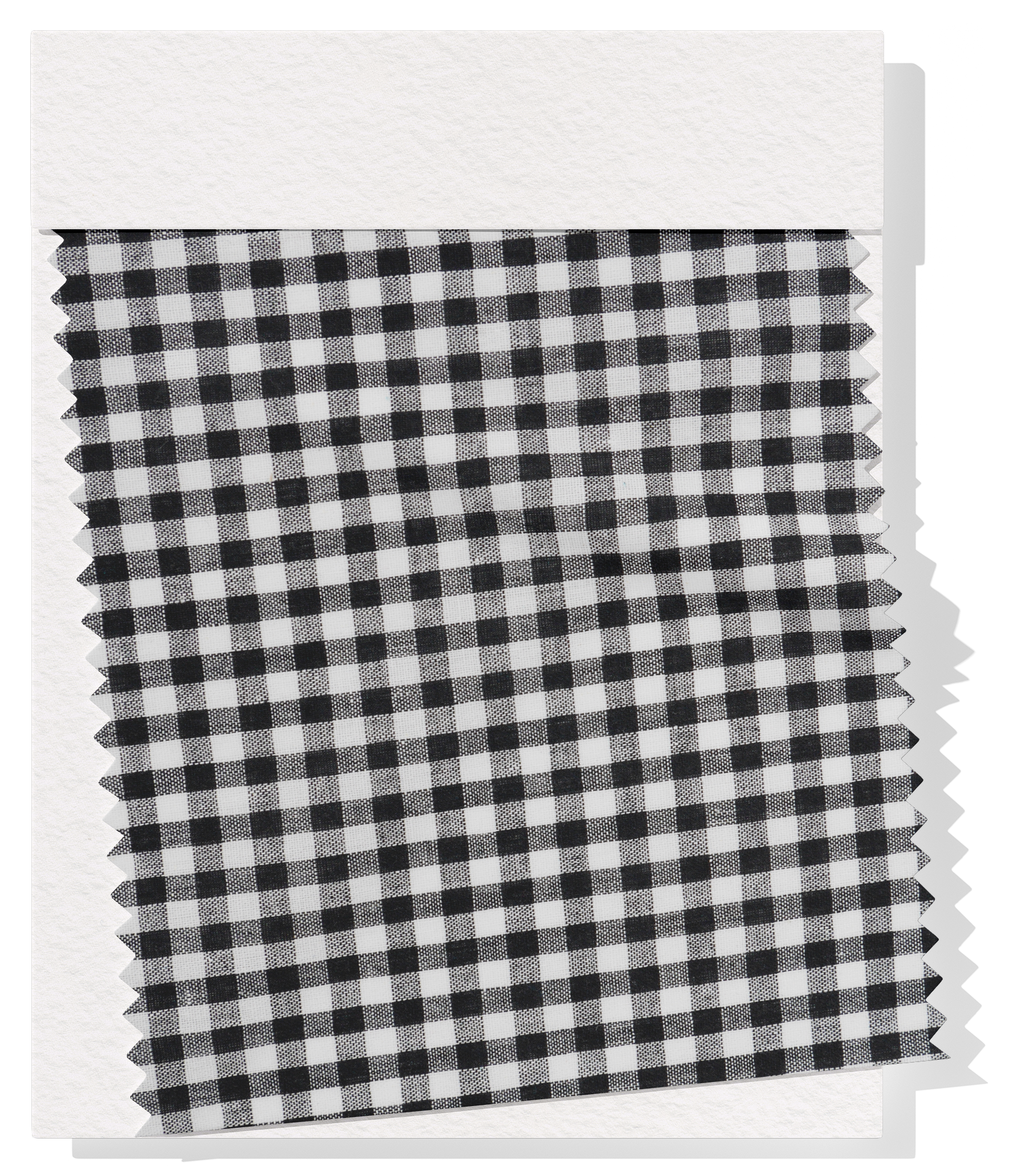 Cotton Gingham Print $14.00p/m - Black & White (Small)