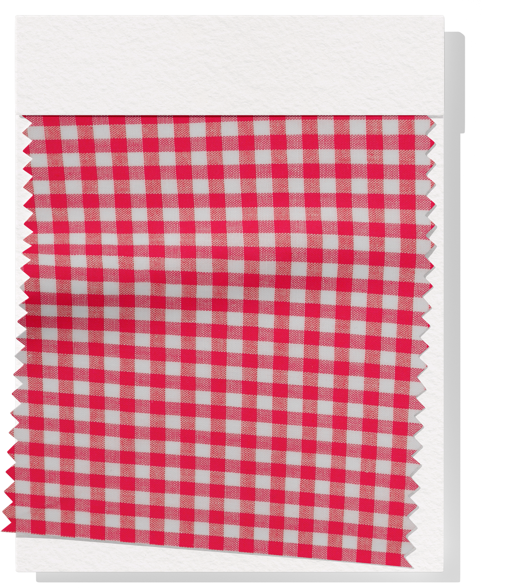 Cotton Gingham Print $14.00p/m - Cherry Red & White (Small)