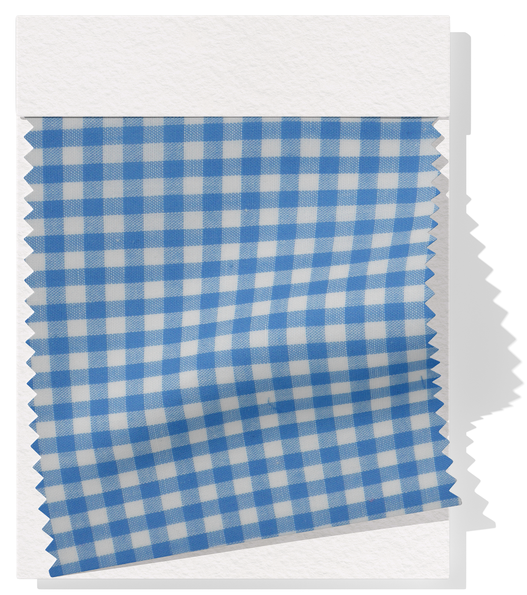 Cotton Gingham Print $14.00p/m - Blue & White (Small)