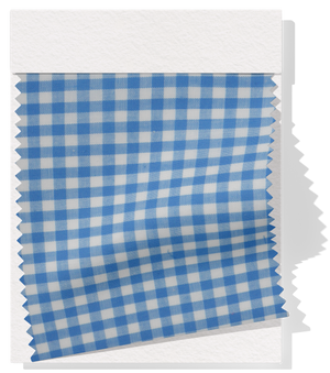 Cotton Gingham Print $14.00p/m - Blue & White (Small)