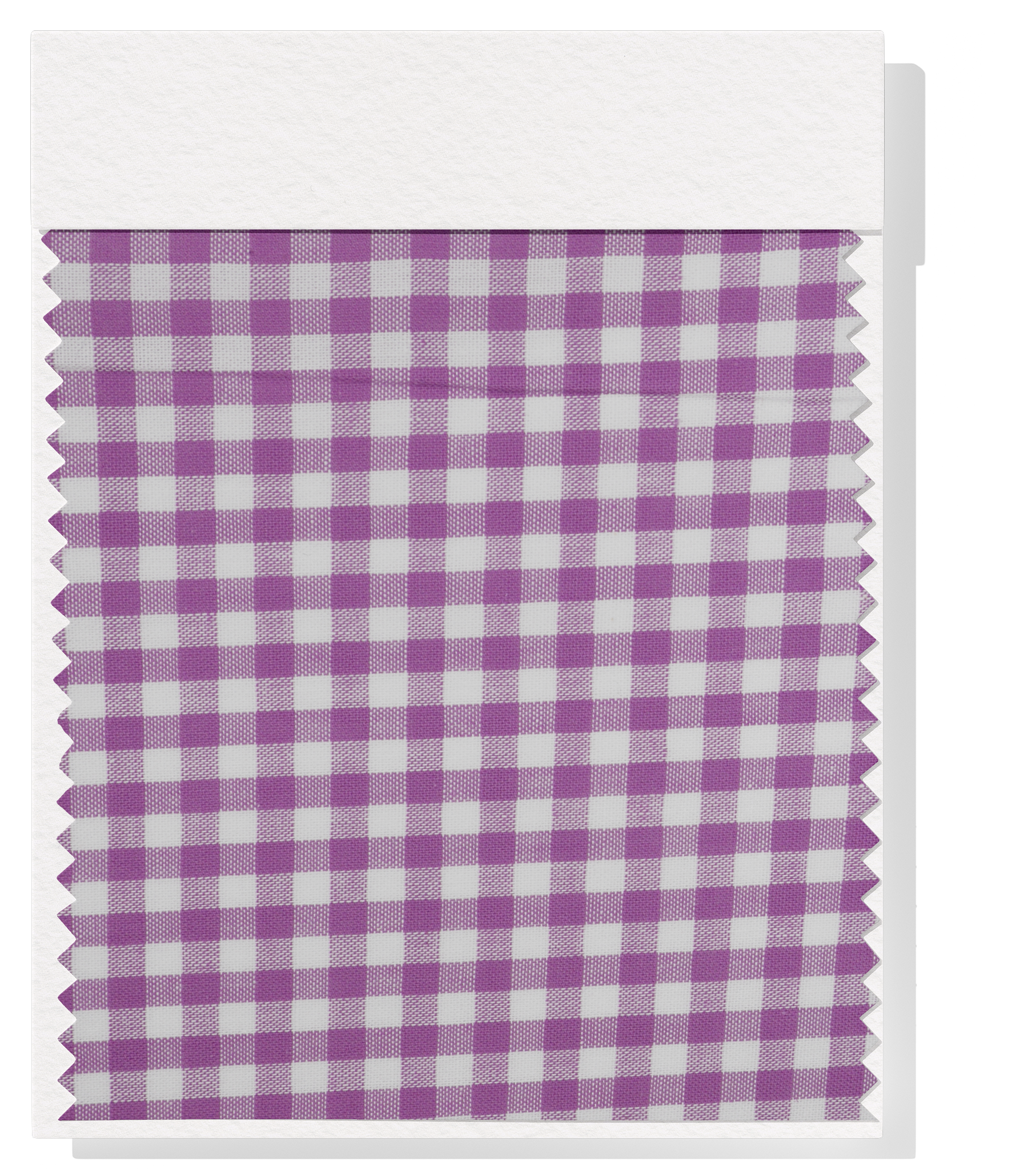 Cotton Gingham Print $14.00p/m -  Lilac & White (Small)