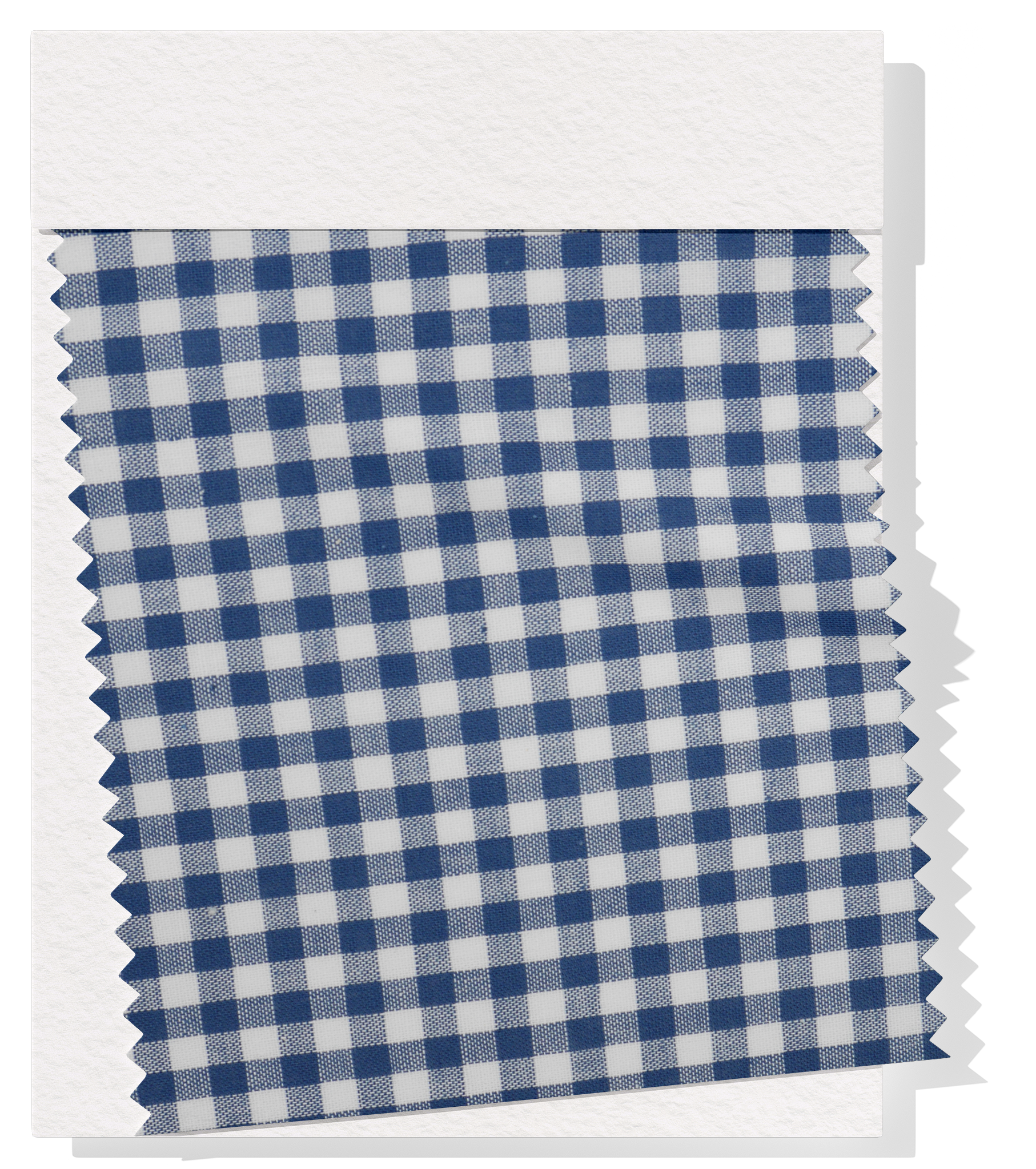 Cotton Gingham Print $14.00p/m - Dark Blue & White (Small)